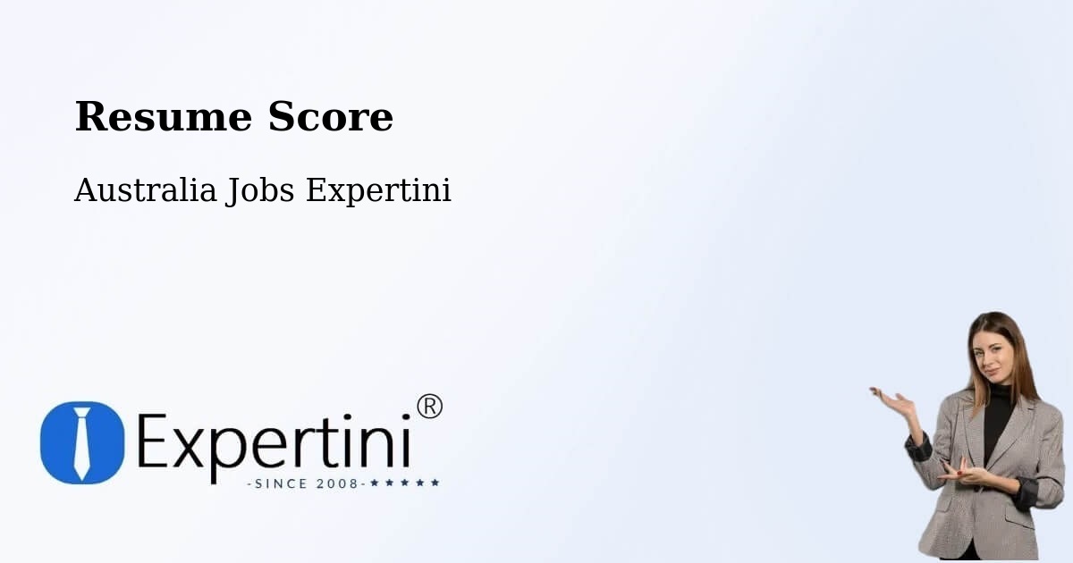 Resume Score & Job Description Match Tool – Barton - Australia Jobs Expertini
